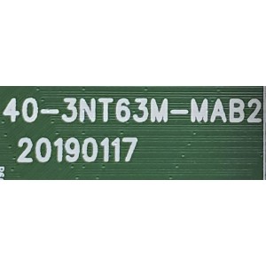 MAIN FUENTE ((COMBO)) PARA TV HKPRO·ROKU TV FHD / NUMERO DE PARTE M8-NT72A19-MA200AA / 40-3NT63M-MAB2 / IDF150651S / 10599585MA1535 / IDF150651S00007 / V8-NT563AM-LF1V061 / 20190117 / PANEL LVF430PADX E0086 / DISPLAY CC430LV1D Ver.02 / MODELO HKP43SM8